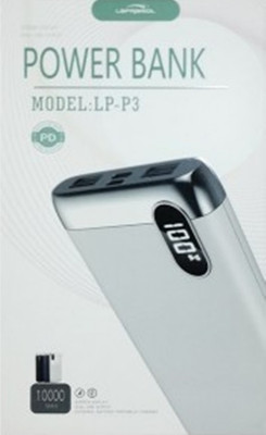 پاوربانک لاپرامول LAPRAMOL مدل LP-P3 ظرفیت ۱۰۰۰۰ میلی آمپر