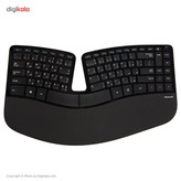 کیبورد و ماوس بیسیم مایکروسافت مدل اسکالپت ارگونومیک دسکتاپ با حروف عربی