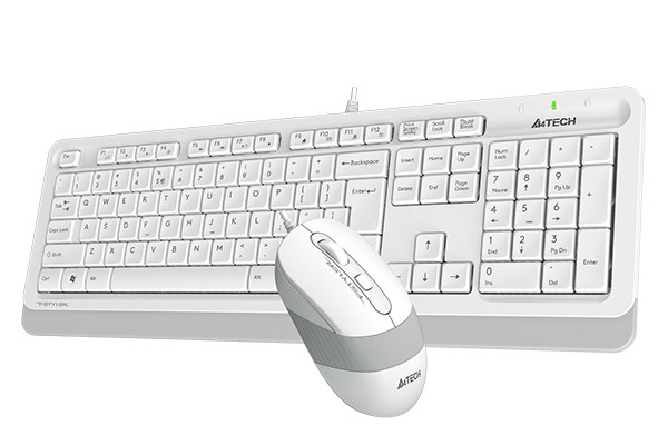 کیبورد و ماوس سیم دار ای فورتک مدل FSTYLER F1010