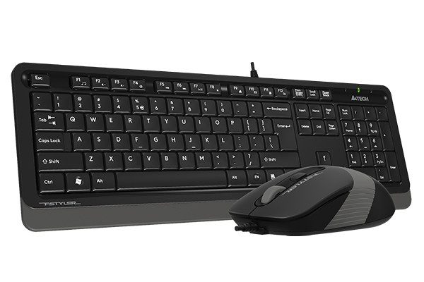 کیبورد و ماوس سیم دار ای فورتک مدل FSTYLER F1010