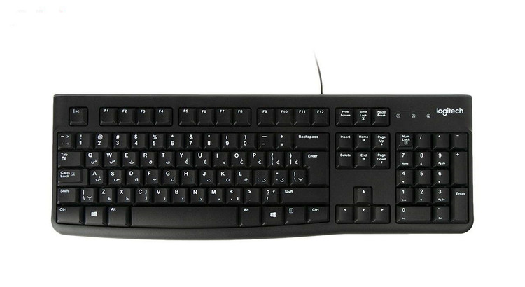 کیبورد سیم دار ساده و روان و اداری