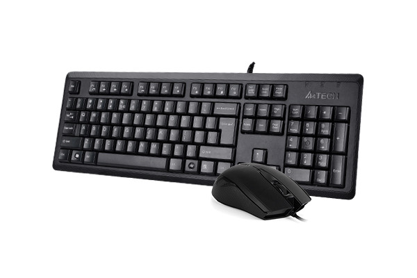 کیبورد و ماوس سیم دار ای فورتک مدل KR-9276